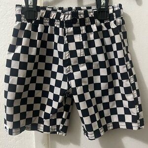 Little Boys Checkered Swim Shorts by George Hats